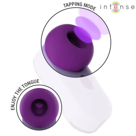 INTENSE Sabrina Kompaktni Tapkajući Klitoralni Uređaj Ljubičasti 6cm USB Punjenje