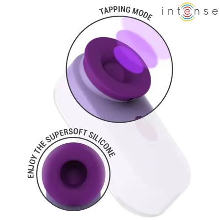 INTENSE Sabrina Kompaktni Tapkajući Klitoralni Uređaj Ljubičasti 6cm USB Punjenje