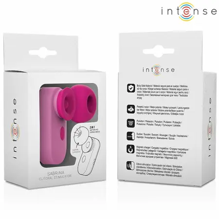 INTENSE Sabrina Kompaktni Roze Tapkajući Intimni Uređaj Magnetno Punjenje