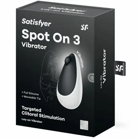 Satisfyer Spot On 3 Crni - Precizni Klitoralni Stimulator, 12 Režima