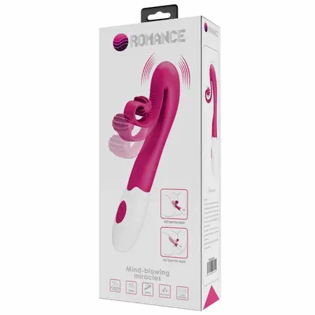 ROMANCE Pink Intimate Massager 30 Modes Waterproof ABS Silicone