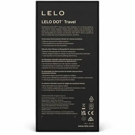 LELO DOT Travel Precision Intimate Device Purple Compact Design