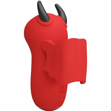 Pretty Love Mini Fun Toys Magic Devil Crveni - Kompaktni Silikonski Stimulator USB