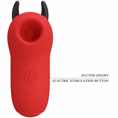 Pretty Love Mini Fun Toys Magic Devil Crveni - Kompaktni Silikonski Stimulator USB
