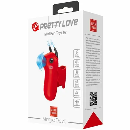 Pretty Love Mini Fun Toys Magic Devil Crveni - Kompaktni Silikonski Stimulator USB
