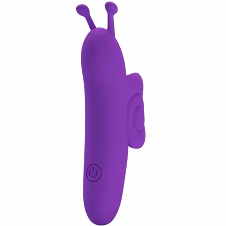 Pretty Love Snail Intimni Prstni Uređaj 10 Režima Ljubičasti USB Punjenje