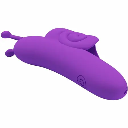 Pretty Love Snail Intimni Prstni Uređaj 10 Režima Ljubičasti USB Punjenje