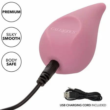CalExotics Mod Flair Pink Precision Massager, 10-Speed, Liquid Silicone
