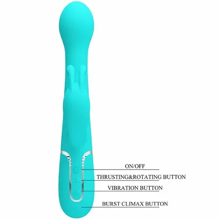 Pretty Love Dejon Aqua Green Multifunkcionalni Silikonski Sistem 3-u-1