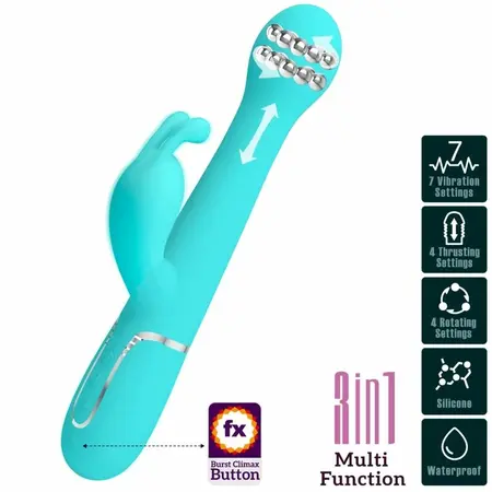 Pretty Love Dejon Aqua Green Multifunkcionalni Silikonski Sistem 3-u-1