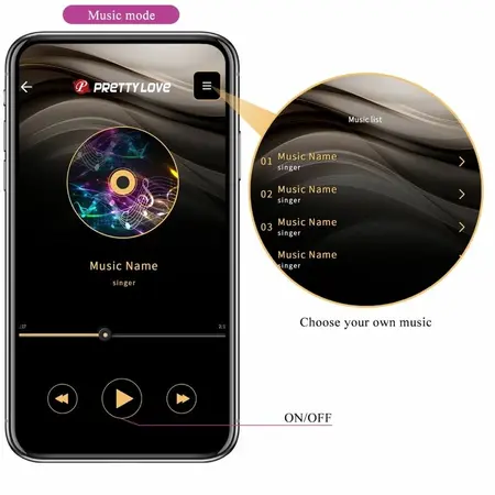 Pretty Love Catalina Aplikacijom Kontrolisani Silikonski Vibrator Ljubičasti 12 Režima