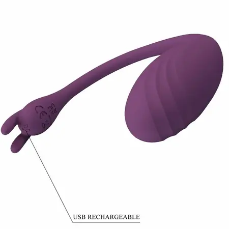 Pretty Love Catalina Aplikacijom Kontrolisani Silikonski Vibrator Ljubičasti 12 Režima