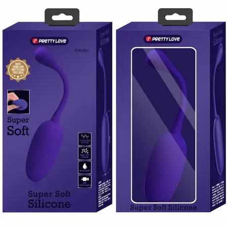 Pretty Love Knucker Rechargeable Wireless Motion Egg Purple Silicone