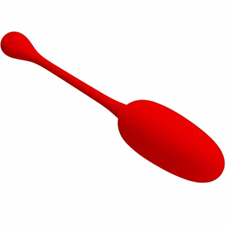 Pretty Love Knucker Crveno Bežično Silikonsko Vibrirajuće Jaje - 12 Režima USB