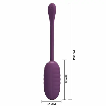 Pretty Love Casper Purple Wireless App-Controlled Vibrating Egg 12 Modes