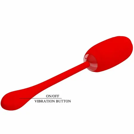 Pretty Love Kirk Punjivo Vibrirajuće Jaje Crveno - 12 Režima USB Punjenje