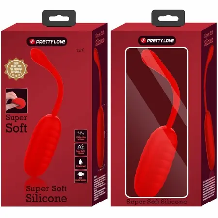 Pretty Love Kirk Punjivo Vibrirajuće Jaje Crveno - 12 Režima USB Punjenje