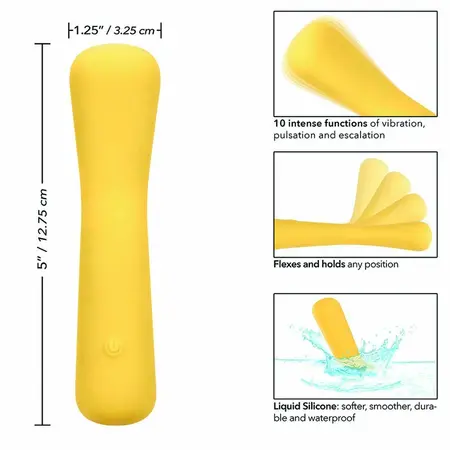 CalExotics Boundless Mini FlexiWand Fleksibilni Silikonski Masažer 12.75cm