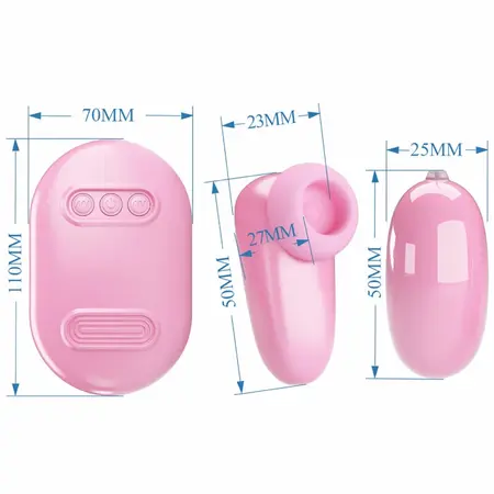 Pretty Love Magic Box Roze - Punjivi Vibro Sistem i Daljinski Upravljač