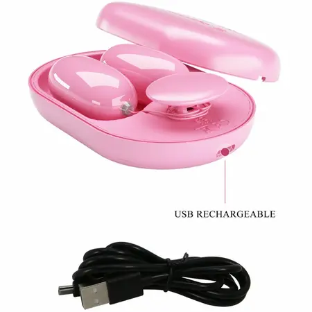 Pretty Love Fun Box Roze Mini Vibracioni Uređaj sa 12 Režima USB