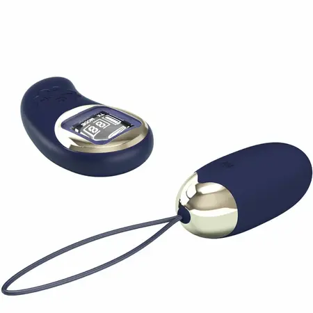 Pretty Love Mina Remote-Controlled Wireless Blue Vibration Egg USB