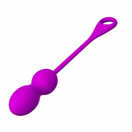 Pretty Love Elvira Rechargeable Kegel Training Balls Purple 12 Modes
