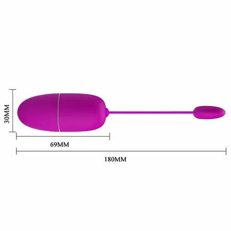 Pretty Love Nymph App-Controlled Wireless Vibrating Egg Purple