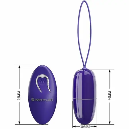 Pretty Love Selkie Youth Mini Wireless Intimate Device Violet Remote