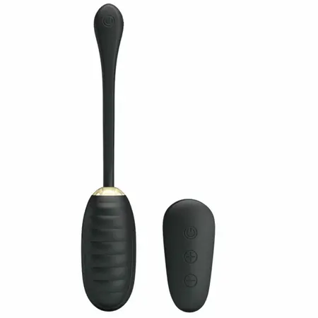Pretty Love Doreen Luksuzno Crno Bežično Vibrirajuće Jaje USB Punjenje
