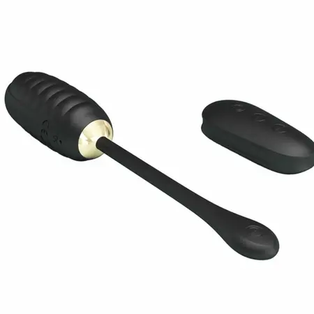Pretty Love Doreen Luksuzno Crno Bežično Vibrirajuće Jaje USB Punjenje