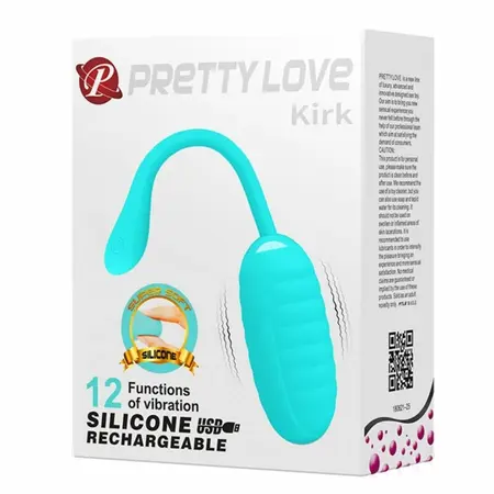 Pretty Love Kirk Bežično Vibrirajuće Jaje Svetlo Zeleno, 12 Režima, USB