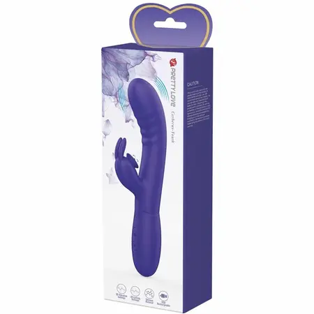 Pretty Love Cerberus Youth Violet Dual-Action Silicone Vibrator USB