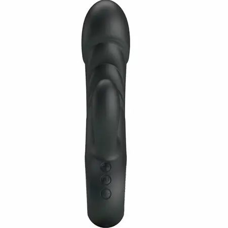 Pretty Love Ansel Crni Silikonski Vibrator 7 Režima Vibracije USB