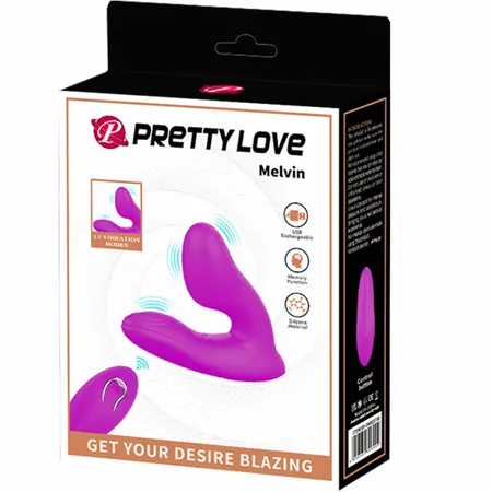 Pretty Love Melvin Dvostruki Motor Silikon Sa Daljinskim, Roze