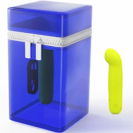B SWISH BCUTE Curve Infinity Classic Rechargeable Silicone Yellow 10cm