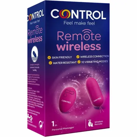 CONTROL Daljinski Bežični Personalni Masažer 10 Režima, Kompaktni Dizajn