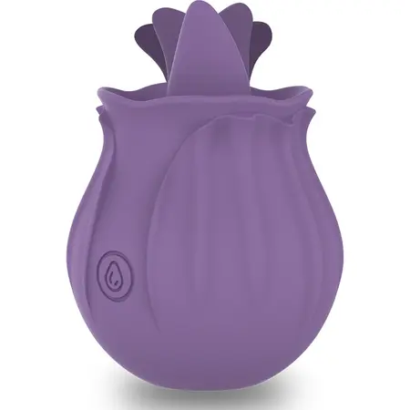 INTENSE Violet Lilac Stimulator 10 Modes - Waterproof Silicone, Rechargeable