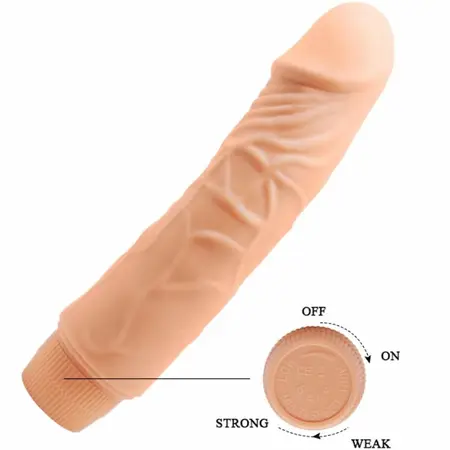 Baile Barbara Vibrating Intimate Device 20 cm Multi-Speed Skin Tone
