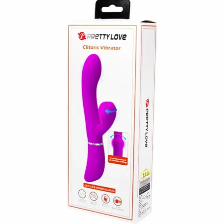 Pretty Love Klitoralni Stimulator Vibrator Model 0602S Ljubičasti Silikon USB