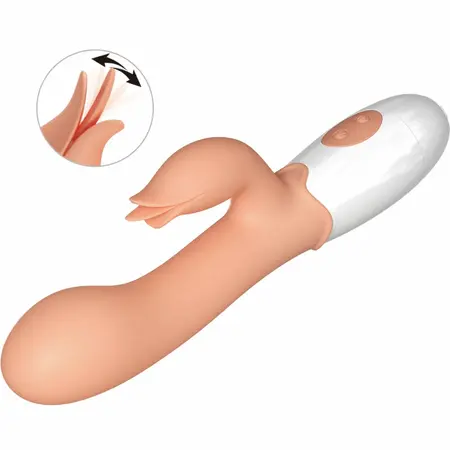 Pretty Love Bloody Mary Dual-Motor Flexible Vibrating Device Flesh Tone