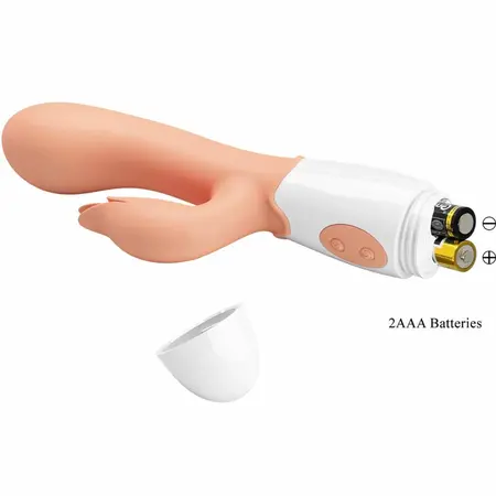 Pretty Love Bloody Mary Dual-Motor Flexible Vibrating Device Flesh Tone