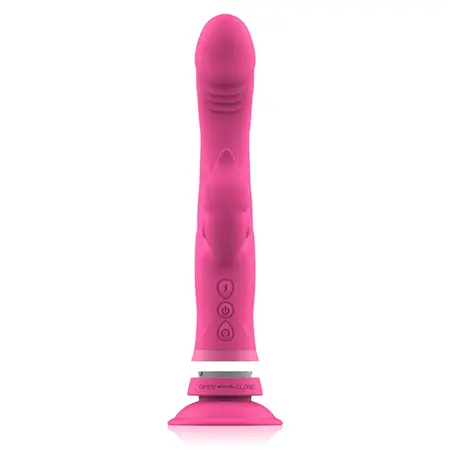 Intense Julio Dvostruki Motor Roze Silikonski Zečji Masažer 24cm Vodootporan