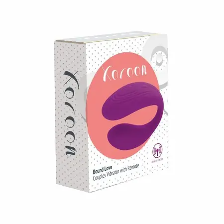 XOCOON Bound Love Parovi Vibrator Ljubičasti - Daljinsko Upravljanje, Ergonomski Dizajn