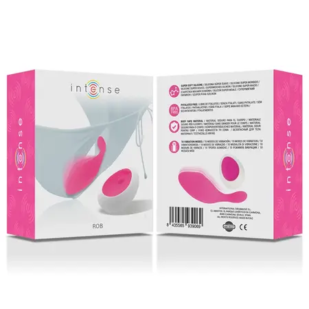 Intense Rob Gaćice Daljinski Upravljač Roze - Diskretni Nosivi Silikonski Model