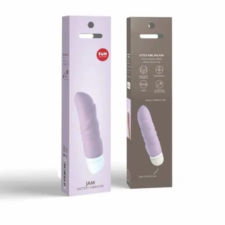 FUN FACTORY JAM SlimVIBE Pastelno Lila - Kompaktni Silikonski Model, 12.7 cm