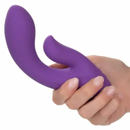 CalExotics Stella Dual Pleaser Ljubičasti Tečni Silikon Dvomotorni Masažer