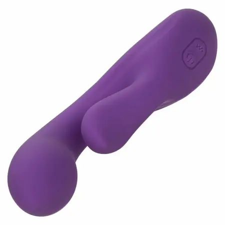 CalExotics Stella Dual Pleaser Ljubičasti Tečni Silikon Dvomotorni Masažer