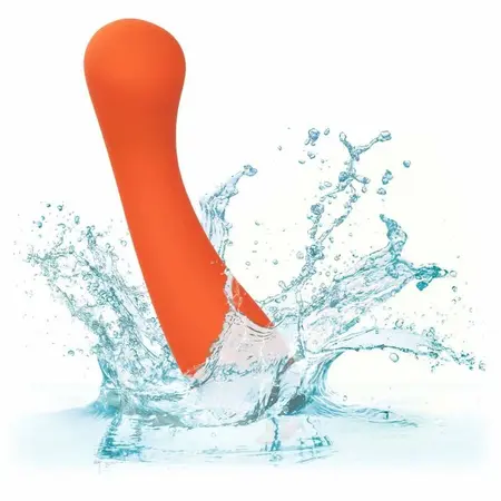 CalExotics Stella G-Wand Orange - Flexible Silicone Massager, 12 Modes