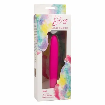 CalExotics Bliss Vibe Roze - Tečni Silikon, 10 Brzina, USB Punjiv