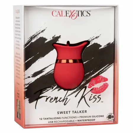 CalExotics French Kiss Sweet Talker Punjivi Kompaktni Masažer Roze